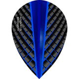 *Harrows Quantum Dart Flights - 3D Effect - 100 Micron - Pear Blue