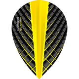 *Harrows Quantum Dart Flights - 3D Effect - 100 Micron - Pear Yellow