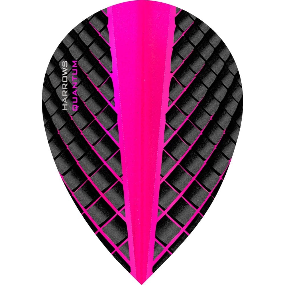 *Harrows Quantum Dart Flights - 3D Effect - 100 Micron - Pear Pink