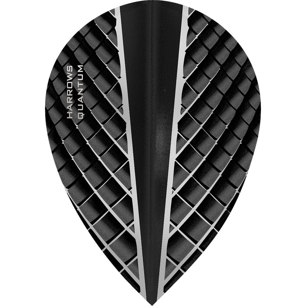 *Harrows Quantum Dart Flights - 3D Effect - 100 Micron - Pear Black
