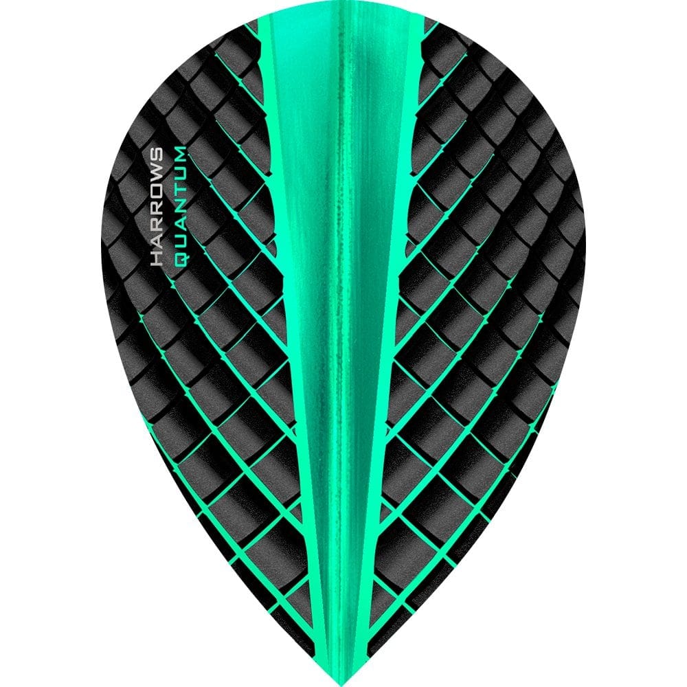 *Harrows Quantum Dart Flights - 3D Effect - 100 Micron - Pear Jade