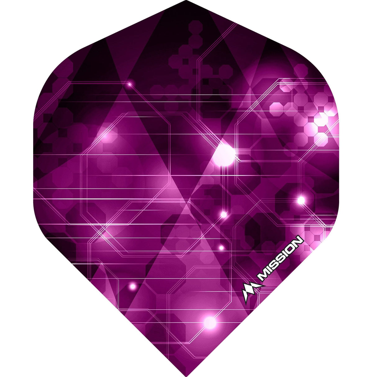 Mission Astral Dart Flights - 100 Micron - No2 - Std Pink