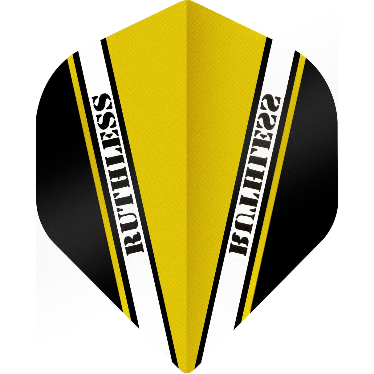 *Ruthless - V100 Pro - Dart Flights - 100 Micron - No2 - Std Yellow