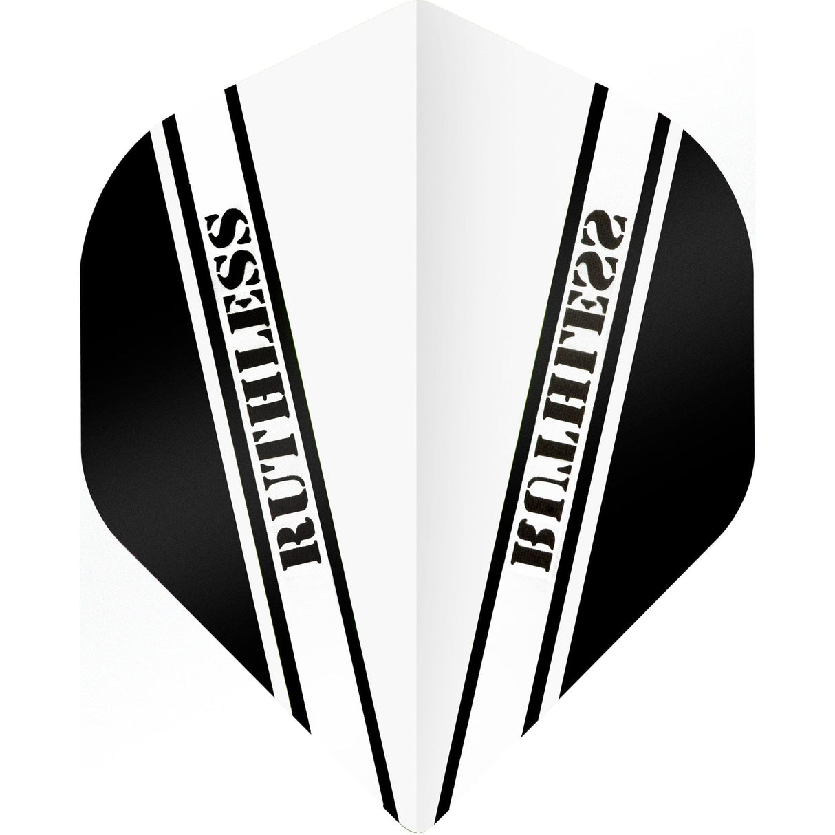 *Ruthless - V100 Pro - Dart Flights - 100 Micron - No2 - Std White