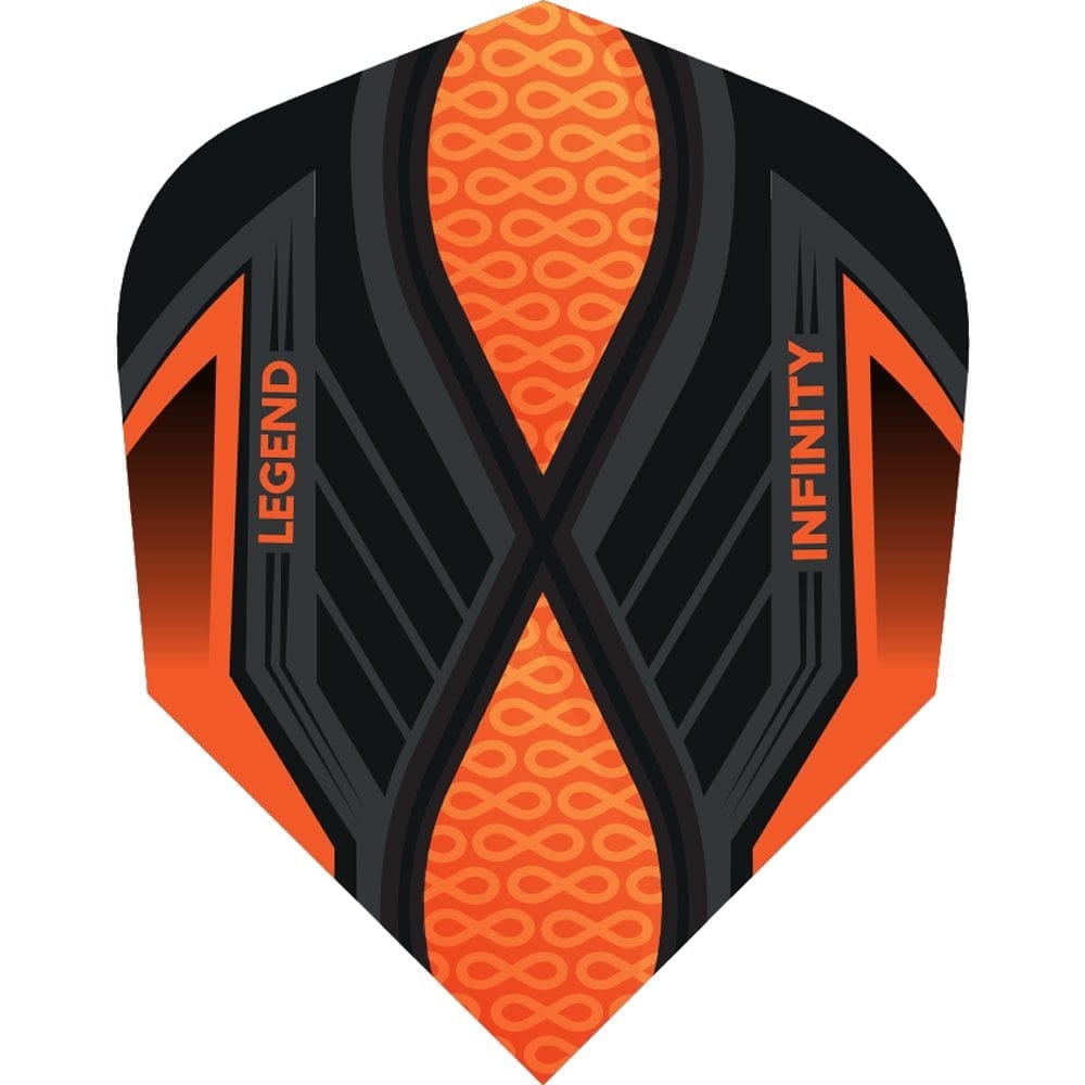 *Legend Infinity Dart Flights - 100 Micron - No2 - Std Orange