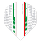 Designa Racing Flights - Standard No2 - 100 Micron - Red & Green