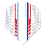 Designa Racing Flights - Standard No2 - 100 Micron - Red & Blue