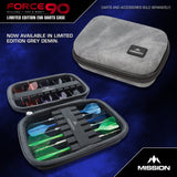 Mission Force 90 Dart Case - EVA Moulded Wallet - Limited Edition - Large - Grey Denim
