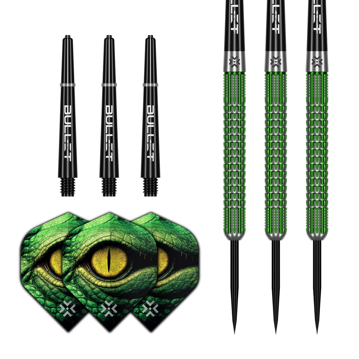 Bullet Gator Darts - Steel Tip - 90% Tungsten