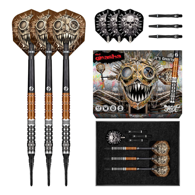 Snot Gnarly Darts - Soft Tip - 95% Tungsten - Gnasha 20g