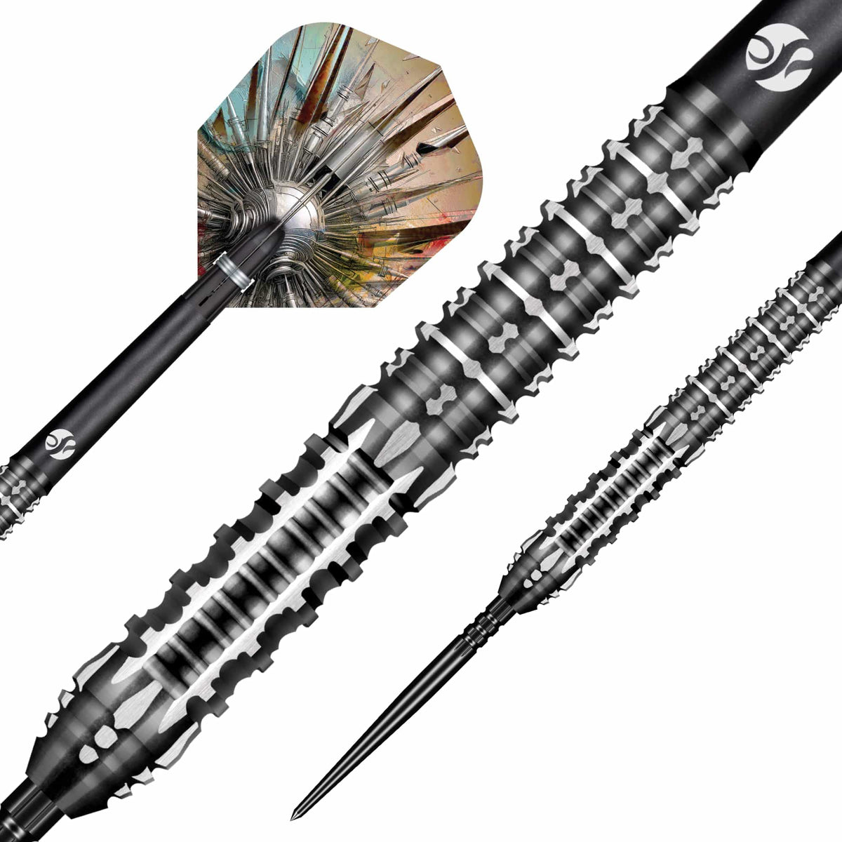 Shot Gnarly TP Darts - Steel Tip - 90% Tungsten - Shredda