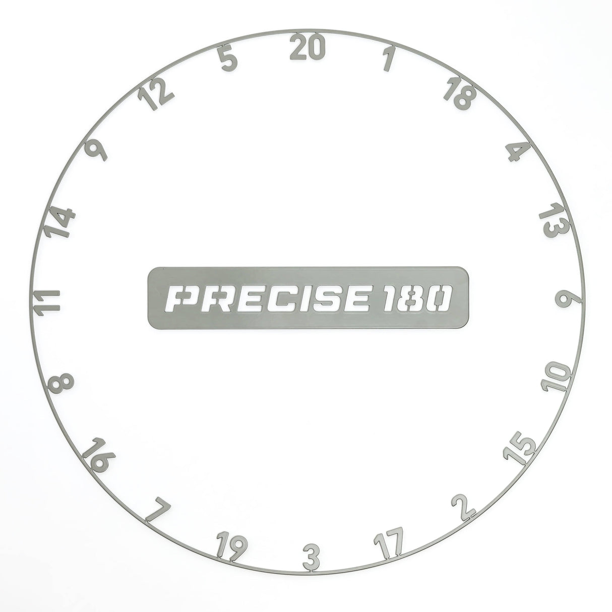 Precise 180 Number Ring - One-Piece Nordic Grey
