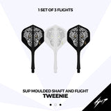 Caliburn SUP Dart Flights - Moulded Shaft & Flight - Han - Standard No6