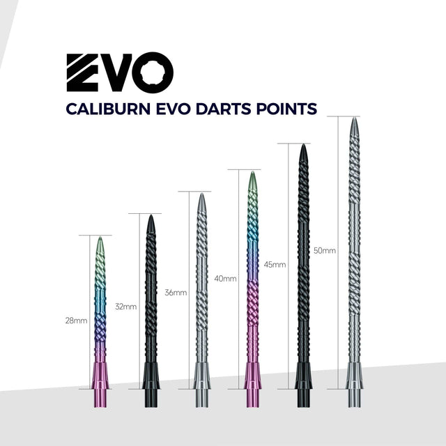 Caliburn EVO Dart Points - Helix Groove