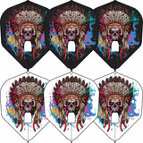 L-Style - EZ L-Flights - Integrated Champagne Ring - L1EZ Standard - SD Chief Skull
