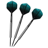 Mission Lewis Gurney Darts - Steel Tip - 95% Tungsten - Silver-Black Rings