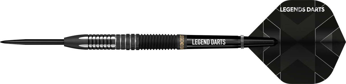 Legend Darts - Steel Tip - Revolution Series - B18 - Black - Straight Multi Cut
