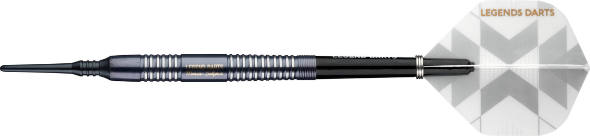 *Legend Darts - Soft Tip - The Gentle - Mensur Suljovic - Black - 18g 18g