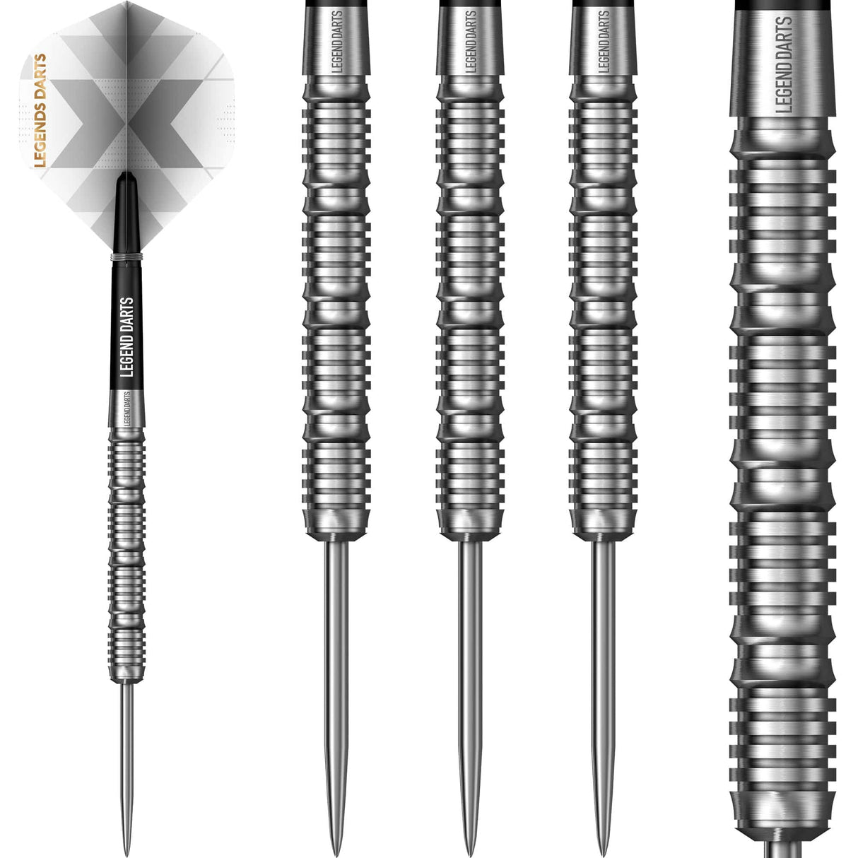 Legend Darts - Steel Tip - 90% Tungsten - Pro Series - V17 - Quad Ring