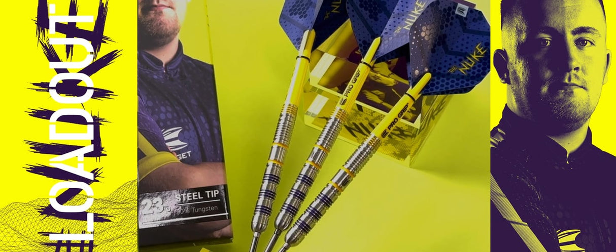 Target Luke Littler Darts - Soft Tip - 95% Tungsten - Loadout 19g