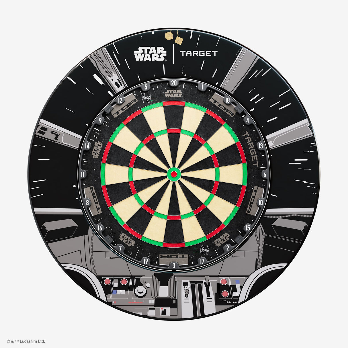 Target Star Wars Bundle - Millennium Falcon - Dartboard & Surround