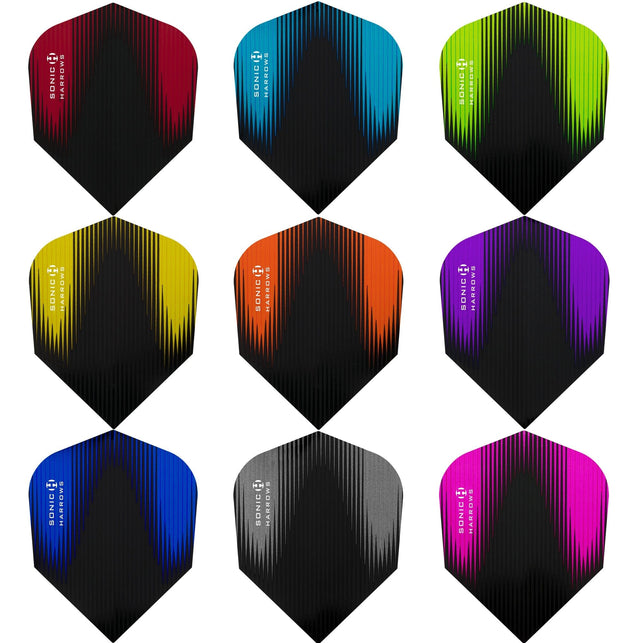 *Harrows Sonic X Dart Flights - Std Shape - Sonic-X