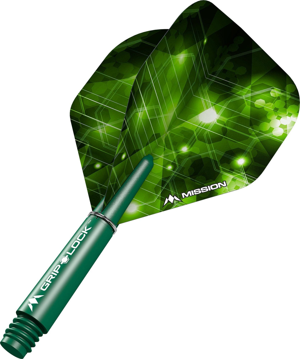 Mission Astral Dart Flights Combo With Griplock Shafts Green / Short