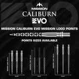 Mission Caliburn EVO Dart Points - Mission Logo