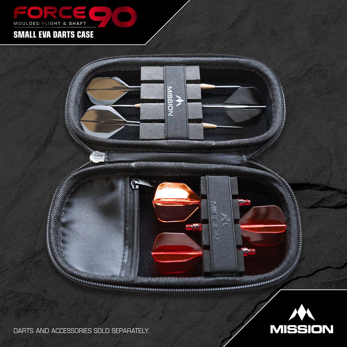 Mission Force 90 Dart Case - EVA Moulded Wallet - Slim