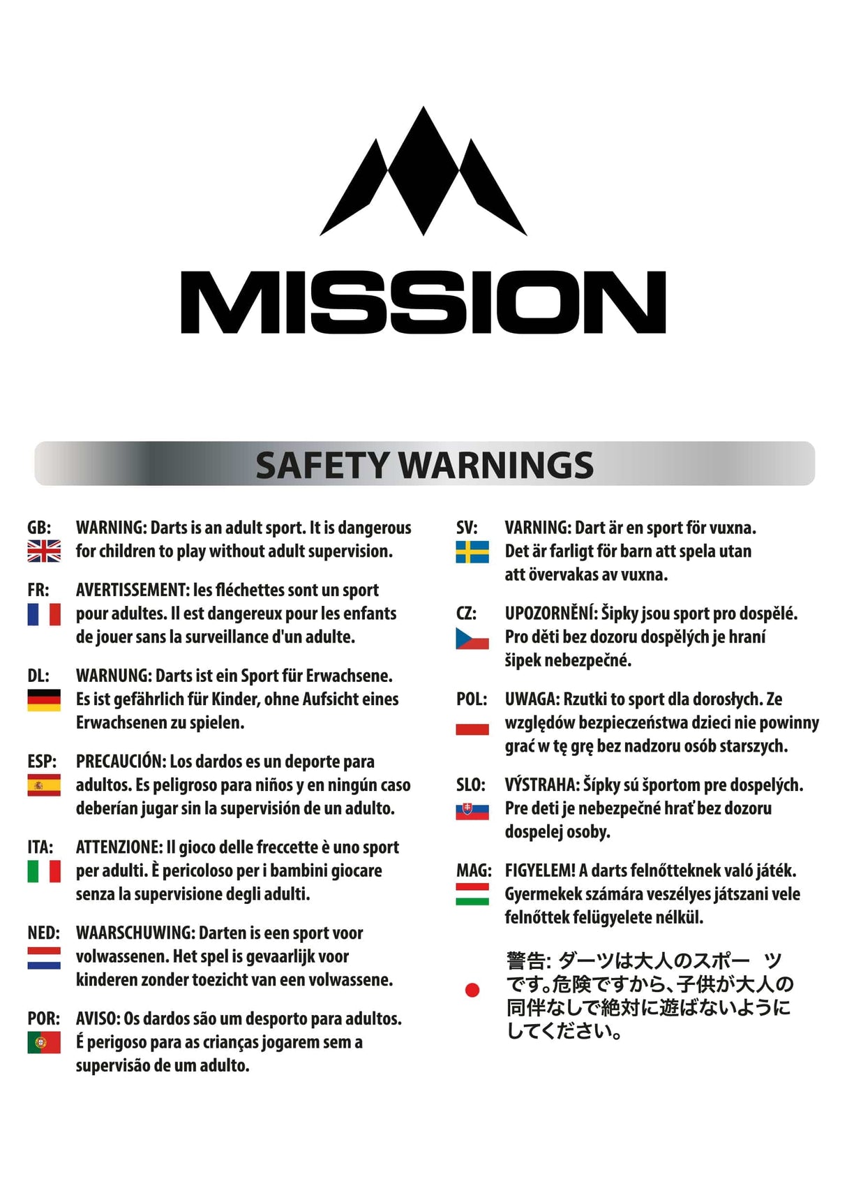 Mission Darts Players- EVA Dart Case - Madars Razma