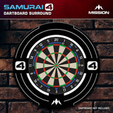 Mission Darts Samurai 4  Surround - White Edition