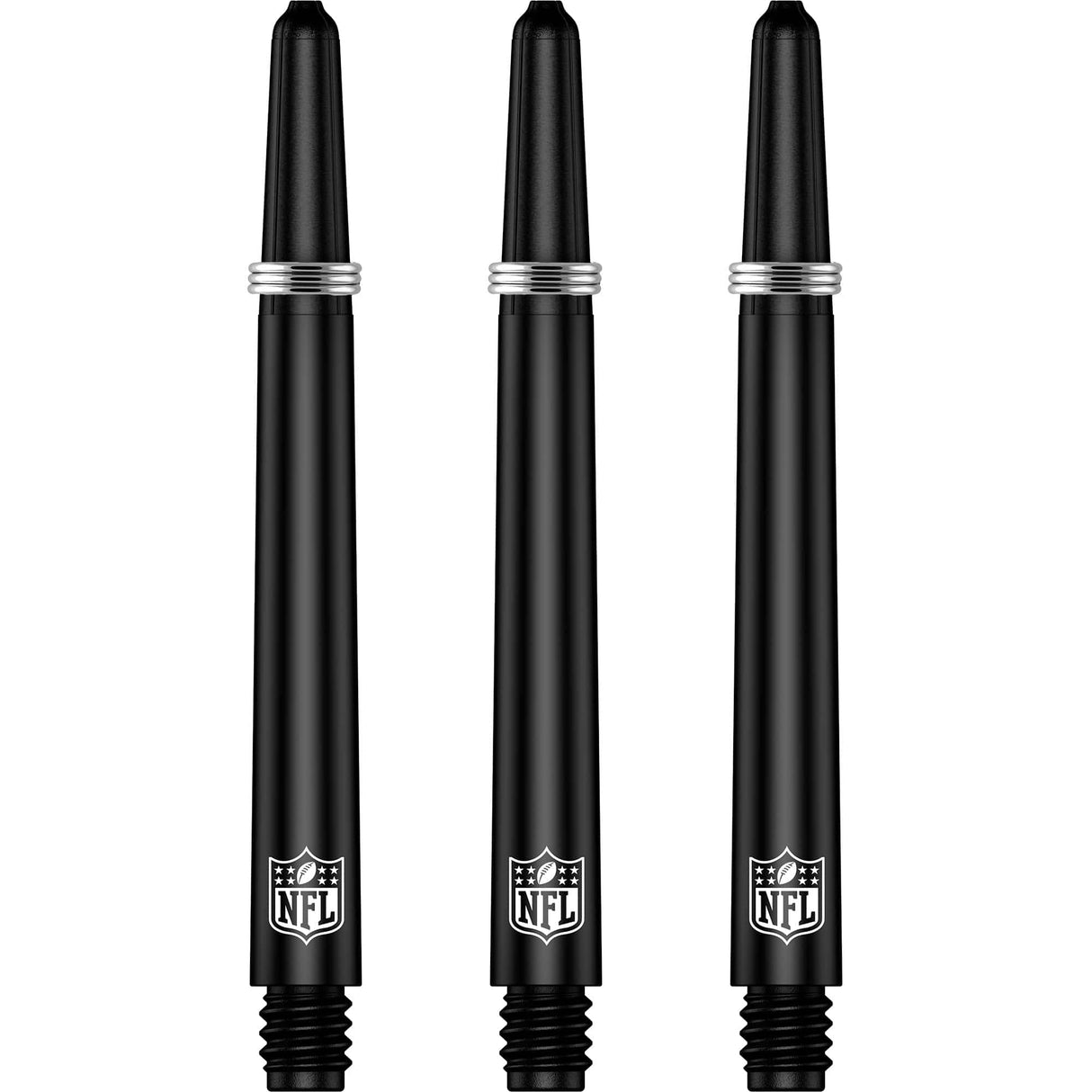 NFL - Nylon Shafts - Dart Stems with Springs - NFL Logo - Black