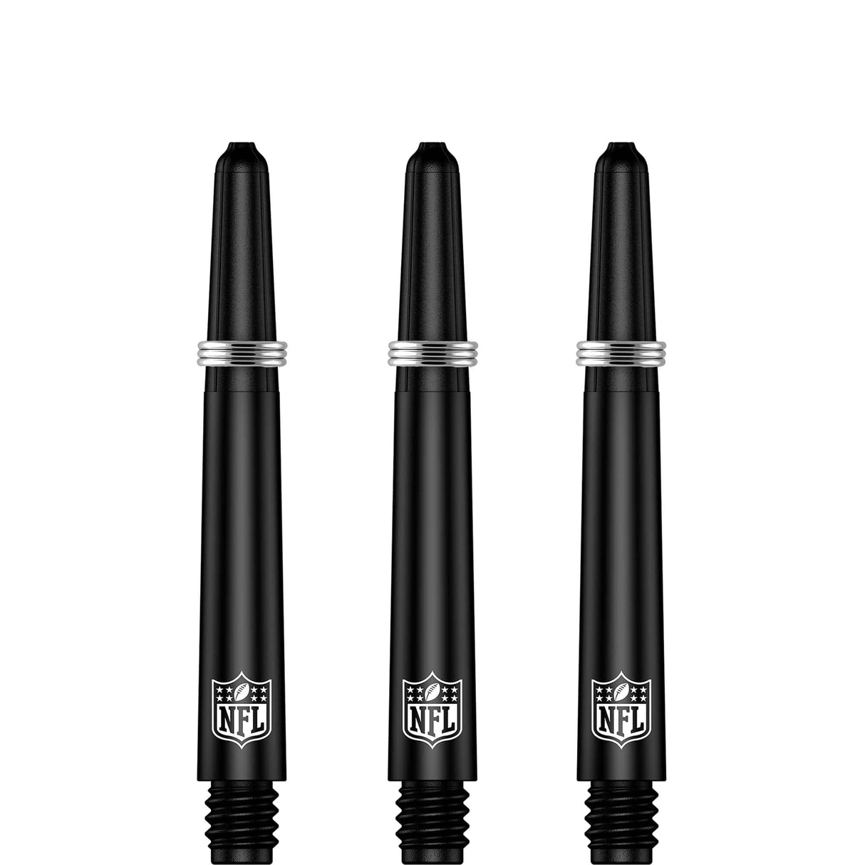 NFL - Nylon Shafts - Dart Stems with Springs - NFL Logo - Black