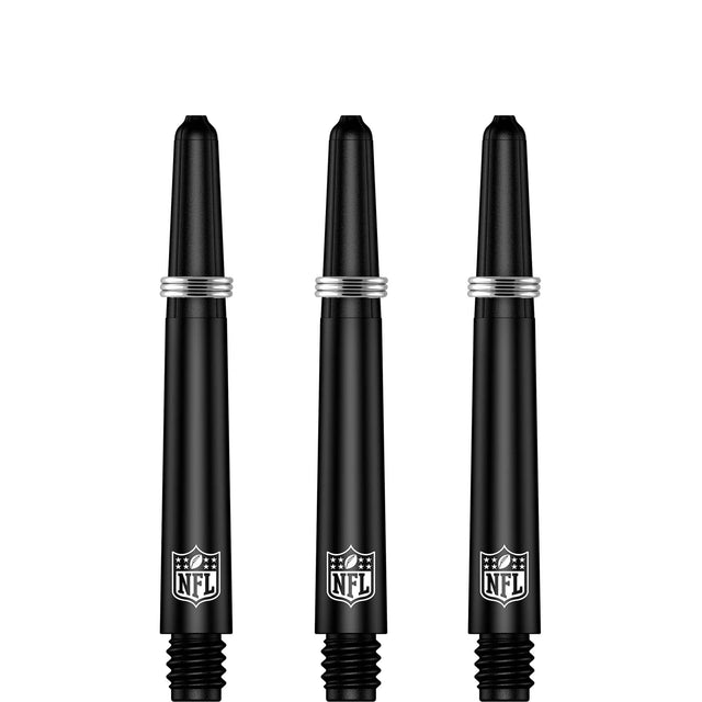 NFL - Nylon Shafts - Dart Stems with Springs - NFL Logo - Black