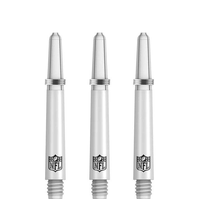 NFL - Nylon Shafts - Dart Stems with Springs - NFL Logo - White