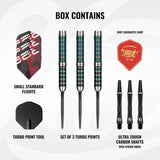 Shot Pro Series TP Darts - Steel Tip - 90% Tungsten - Niels Zonneveld 23g