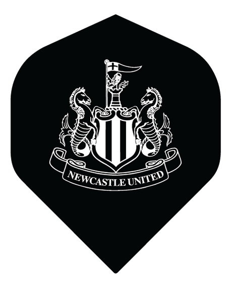Newcastle United FC - Official Licensed - Dart Flights - No2 - Std - F1 - Mono Crest