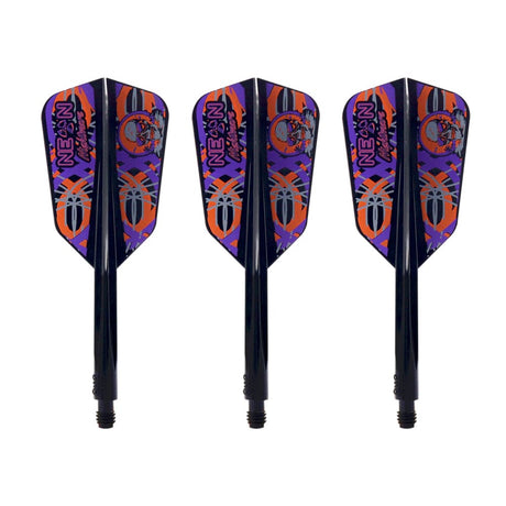 Condor AXE Dart Flights - Neon Nightmare 3 - Slim