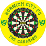 Norwich City FC - Official Licensed - The Canaries - Dartboard Surround - S3 - Yellow
