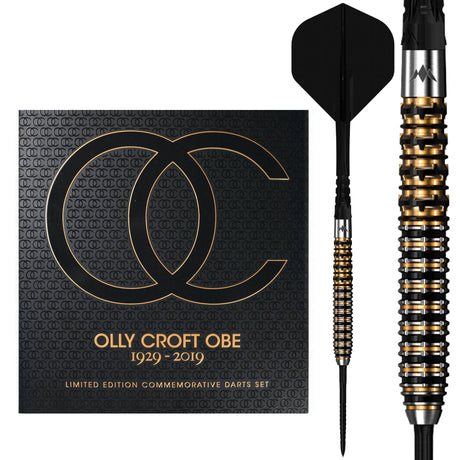 Mission Olly Croft OBE Darts - Steel Tip - 95% Tungsten - Limited Edition 24g
