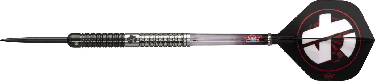 *Bulls Adam Gawlas Darts - Steel Tip - Black & Silver