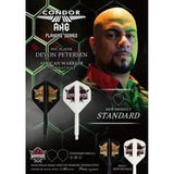 *Condor AXE Dart Flights - Devon Petersen - Standard - African Warrior - Inspiration 2 - White