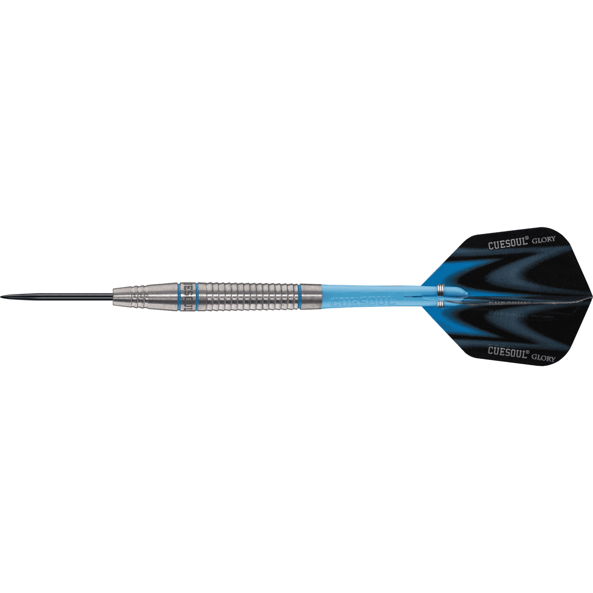 *Cuesoul - Steel Tip Tungsten Darts - Glory - Blue Grooves - Shark