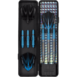 *Cuesoul - Steel Tip Tungsten Darts - Glory - Blue Grooves - Shark