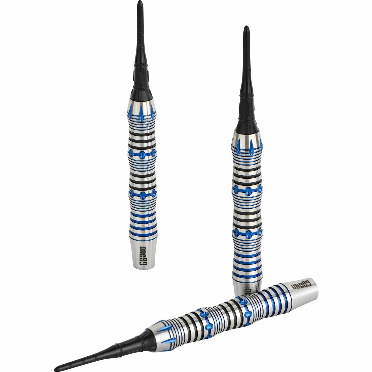 *One80 Ascent Darts - Soft Tip - S02 - Black & Blue