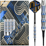 *One80 Ascent Darts - Soft Tip - S02 - Black & Blue 18g