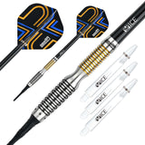 *One80 Ascent Darts - Soft Tip - S03 - Black & Gold