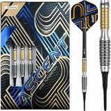 *One80 Ascent Darts - Soft Tip - S03 - Black & Gold 18g