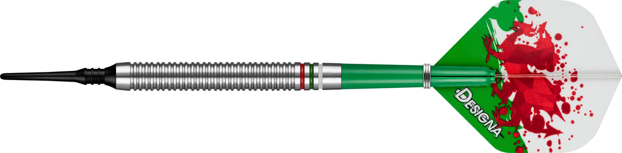Designa Patriot-X Darts - Soft Tip - Wales 20g