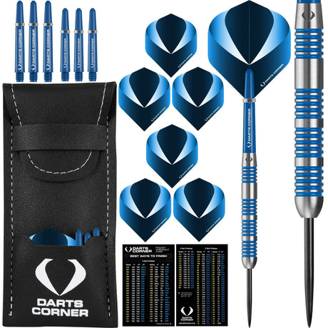 *Darts Corner Squadron Darts - Steel Tip - M4 - Blue 23g